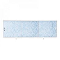 Экран для ванн Оптима 1,7м пластик светло-голубой мрамор (16)