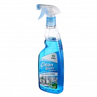 Средство для стекол Clean Glass голубая лагуна 0,6кг (GRASS)