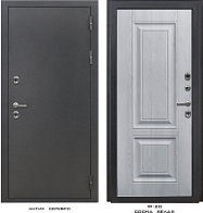 Дверь металлическая DORSTON Termo OPTIMA Антик серебро/Ф-20 Сосна белая, ЗК (860*2050) правая