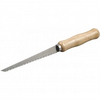 Ножовка 160мм по гипсокартону (STAYER) /деревянная ручка арт. 1517/