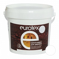 Шпатлевка EUROTEX для дерева 1,5кг белый