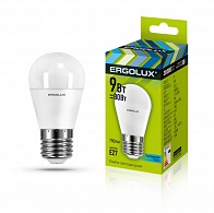 Лампа свд Е27 G45 9Вт 4500К 780Lm (ERGOLUX) /арт. LED-G45-9W-E27-4K/