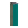 Столб с полимерным покрытием 60х40мм RAL 6005 2,5м (Зеленый мох)