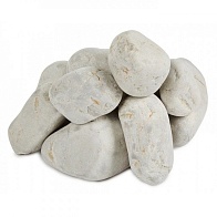 Камни для бани Кварц белый шлифов 20 кг ИП