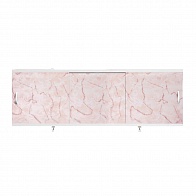 Экран для ванн Оптима 1,5м пластик розовый мрамор (27)