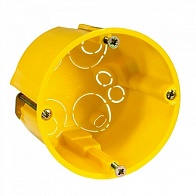 Коробка установочная СУ IP20 65х45мм (Schneider Electric) /полые стены желтый арт. IMT351501/