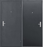 Дверь металл/металл ПРОРАБ 1 полотно 4,5см, СЕРЕБРО, 960х2050 правая