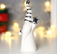 Сувенир керамика «Дед мороз со звездой»