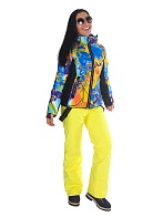 Куртка женская зимняя В-8692 Жёлтая (SNOW HEADQUARTER)