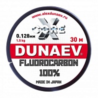 Леска Dunaev Fluorocarbon 0.128 мм 30м