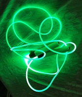 Скакалка гимнастическая со световым эффектом 2,8мх2хAA Camelion J3LED 10im зелёная