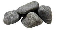 Камни для бани Серпентинит "Черный принц" шлифованный