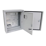Щит учетный ЩУ 3/1-1 IP54 (электростандарт) /серый,445х400х150мм, 2-х дверн.