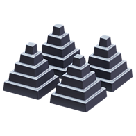 Пирамиды чугунные комплект Гефест (4 шт)