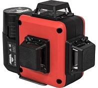 Уровень лазерный LN 3D-360 RED (AMO) /3лазер. самовыр. диапазон 20м, красный луч, точность 0,2мм/м/